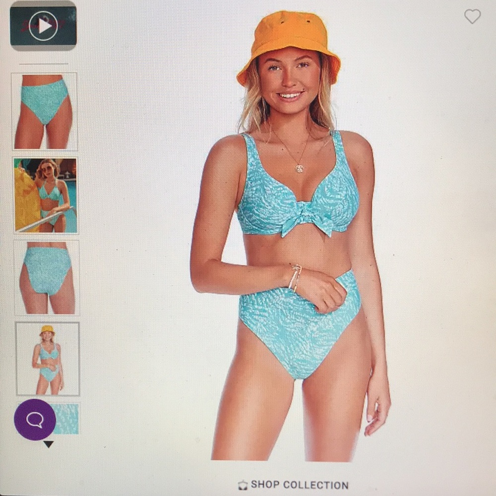 Bare Necessities brand Camio Mio: Marina Animal High-Waist Bikini Bottom